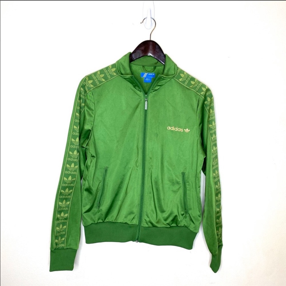Adidas Retro Style Zip Up Trefoil Track Jacket